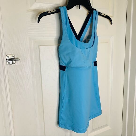 Lululemon Stuff Your Bra Tank II Blue Moon/Inkwell Size 4 - Picture 3 of 8